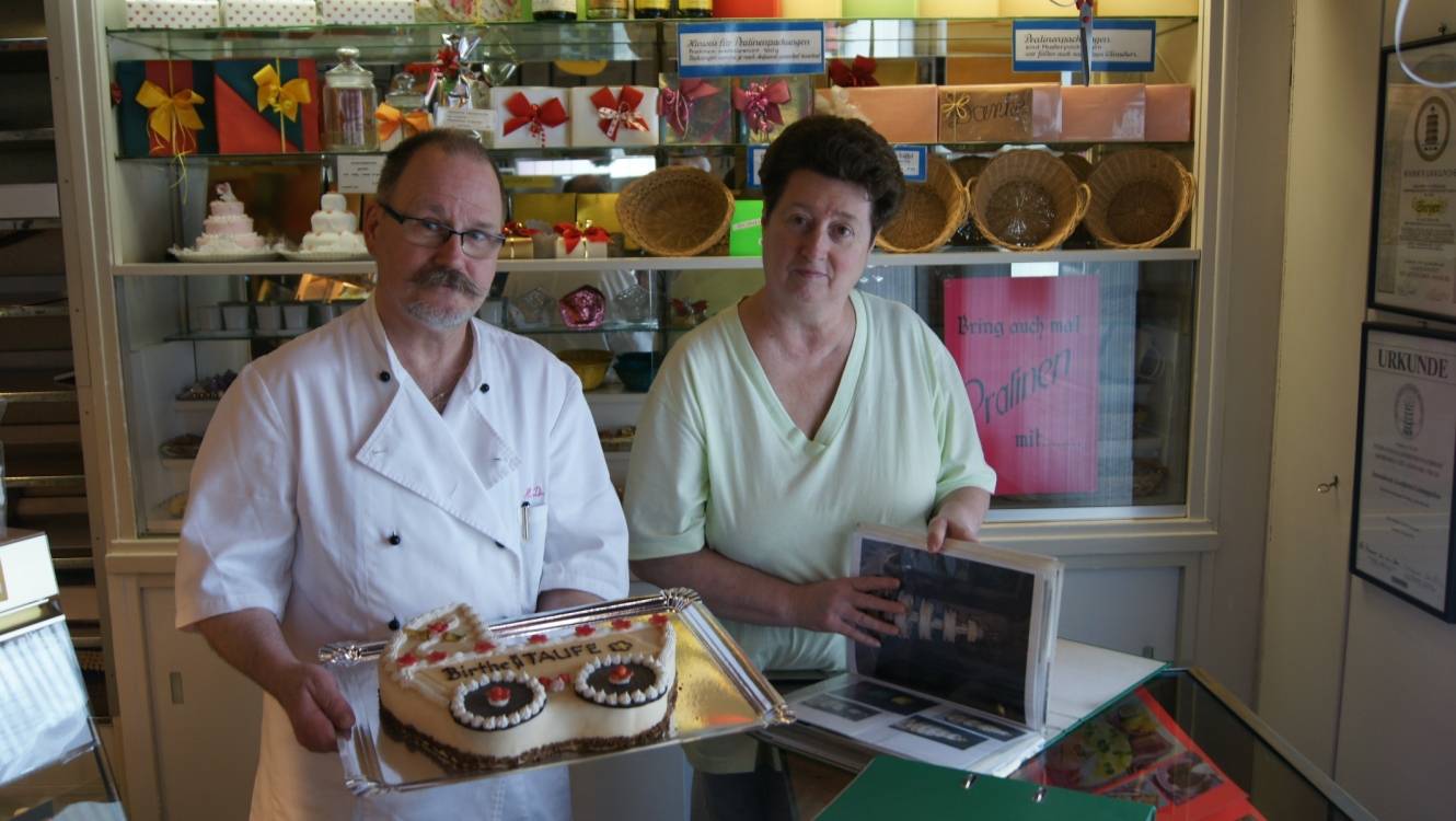  Heinz Dirk Löwer und Monika Löwer beenden die über 100-jährige Familientradition ihrer Konditorei an der Leimbacher Straße 118. 