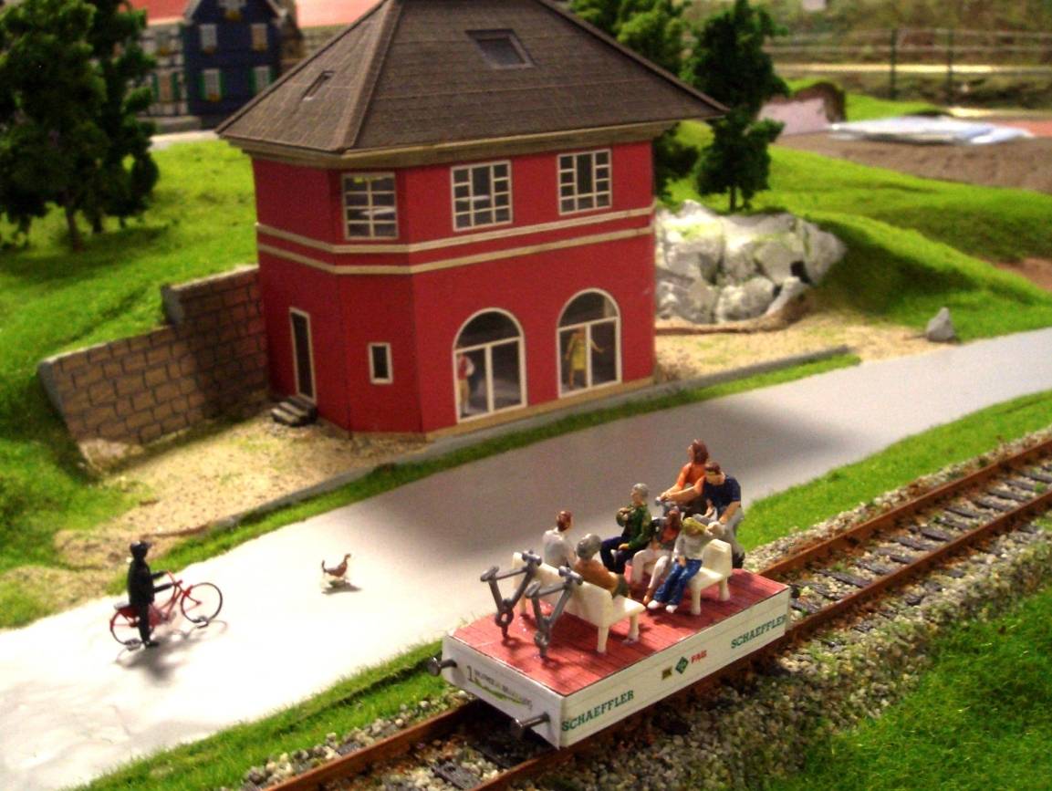 Kleine Schienen, viele Gäste