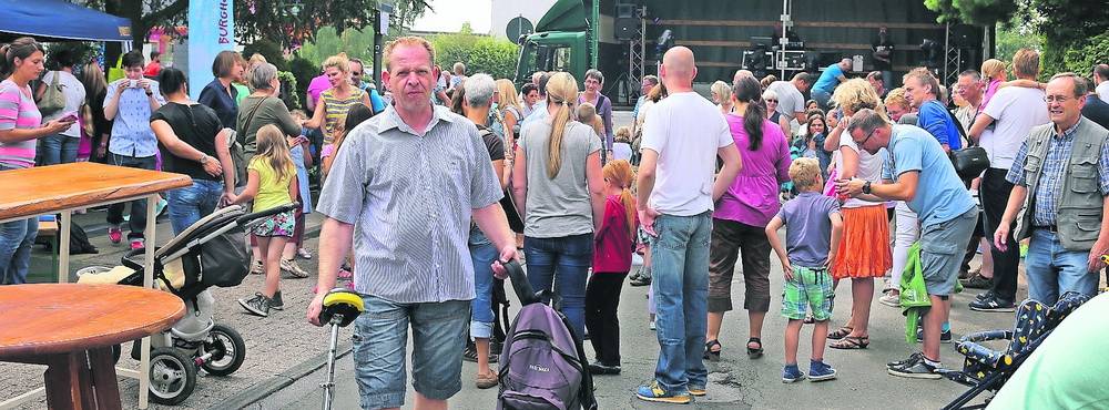  Der Festplatz war stets gut gefüllt. 