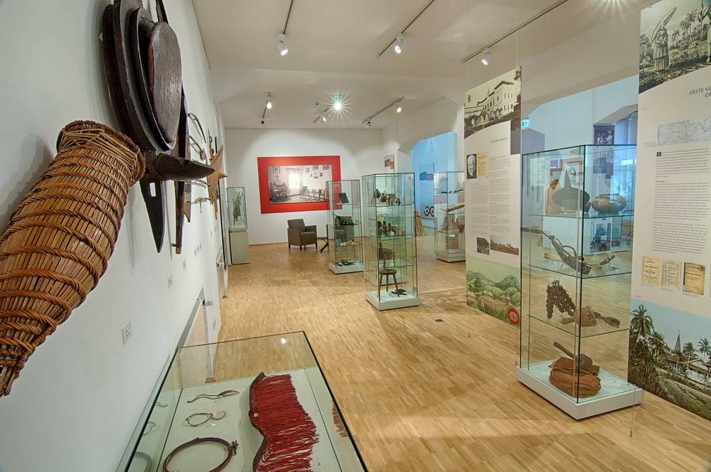  Blick in das Museum auf der Hardt. 