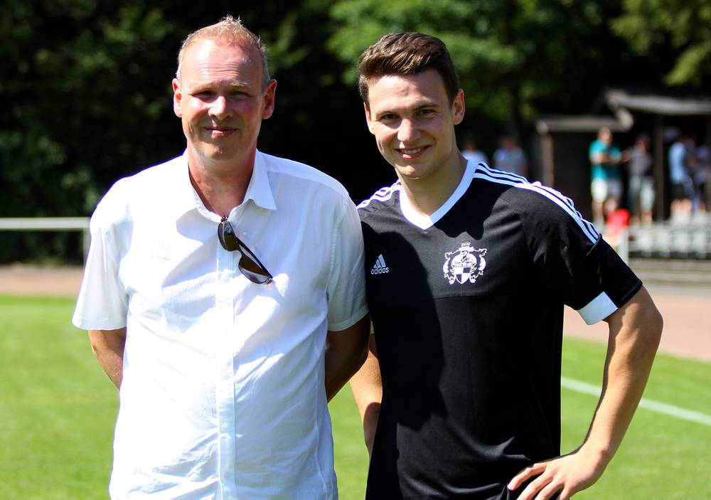  Georg Kreß (li.) mit Neuzugang Florian Grün, der vom WSV nach Hilden gewechselt ist. 