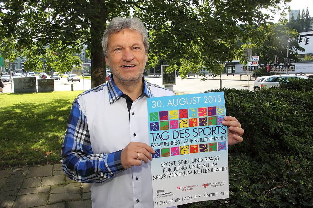  Die Vorfreude bei Stadtsportbund-Geschäftsführer Volkmar Schwarz ist groß. 