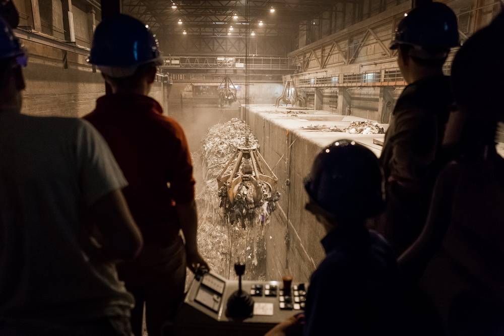  Ein Blick in die Kathedrale des Unrats — auch die Wuppertaler Müllverbrennung auf Küllenhahn lädt zu Führungen. 