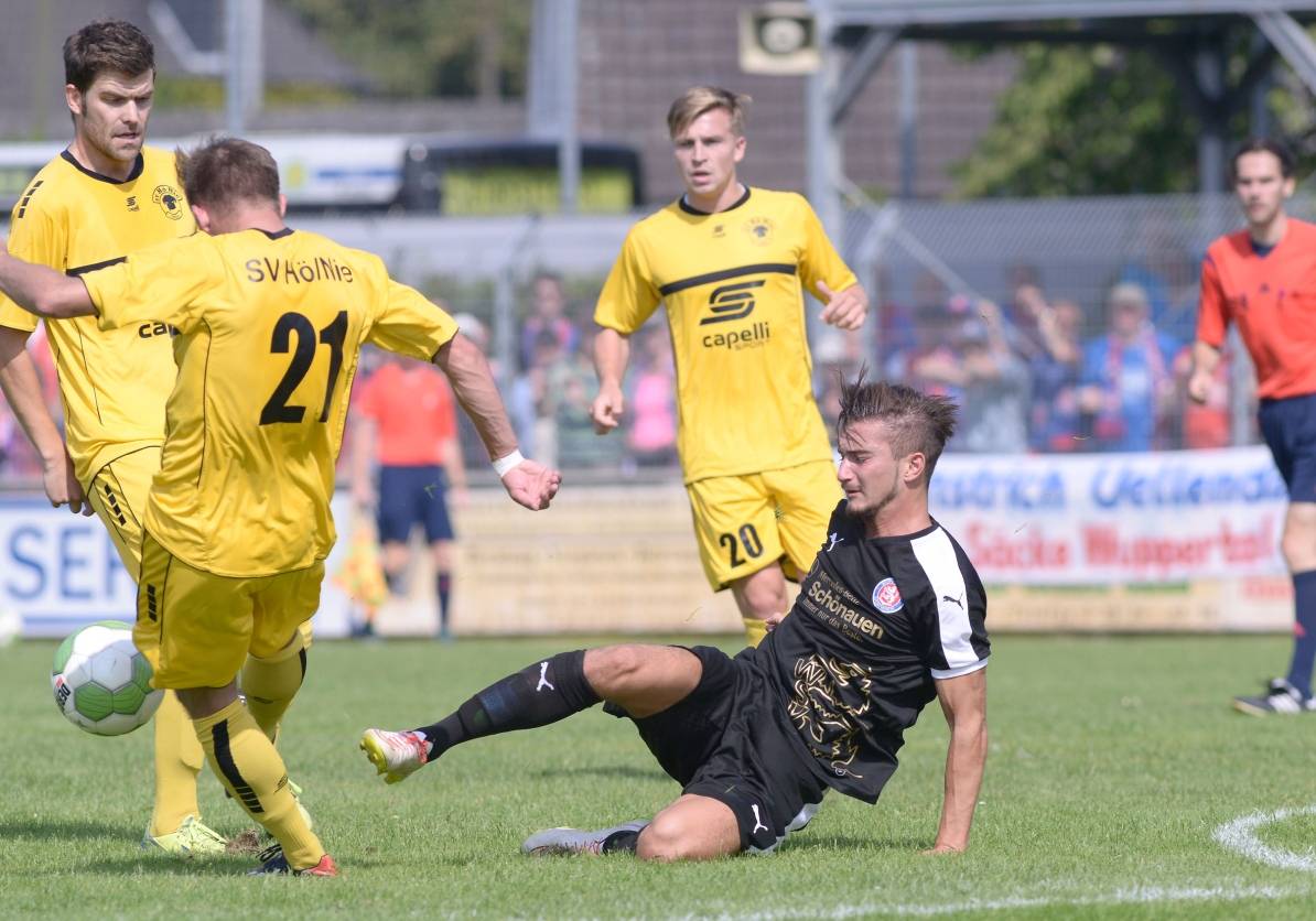  Voller Einsatz: Enes Topal. 