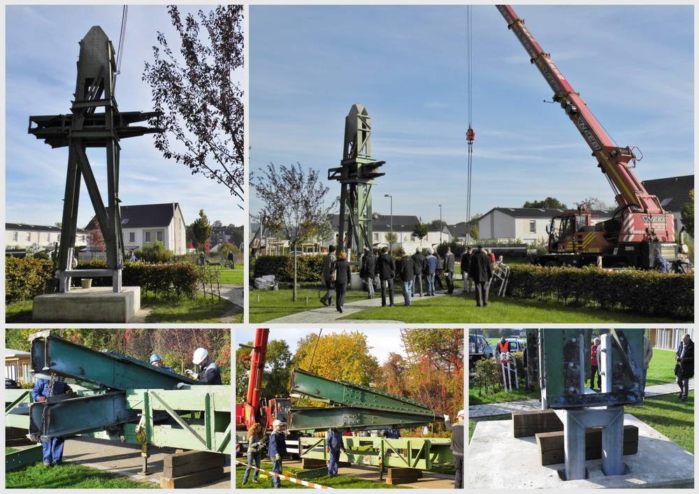 Leser-Foto: Ein Kreuz aus Schwebebahn-Pfeilern