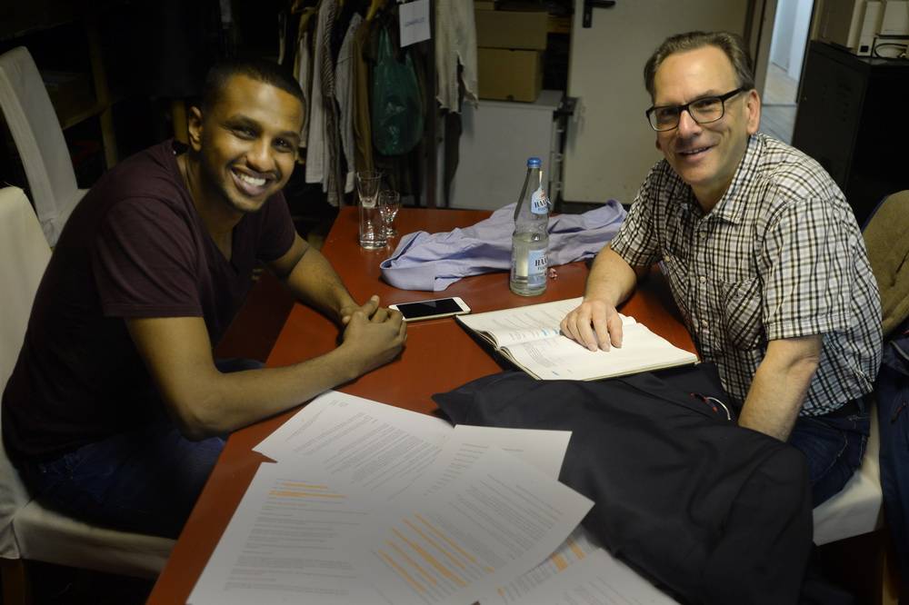  Tarik Dafi (li.) und Andreas Mucke. 