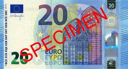 Neuer Zwanzig-Euro-Schein ab 25. November