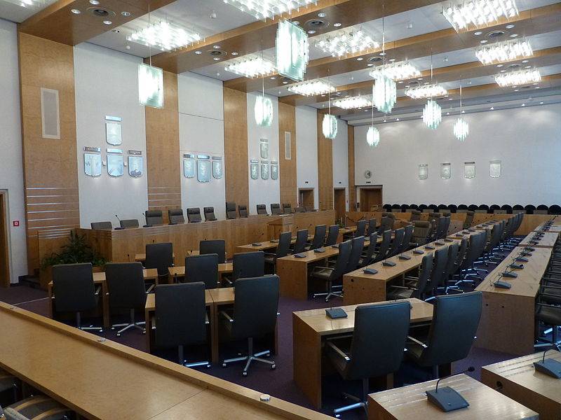  Der Wuppertaler Ratssal. 