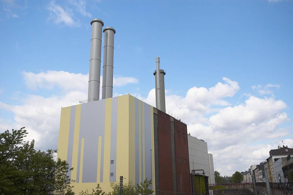  Das Barmer Heizkraftwerk. 