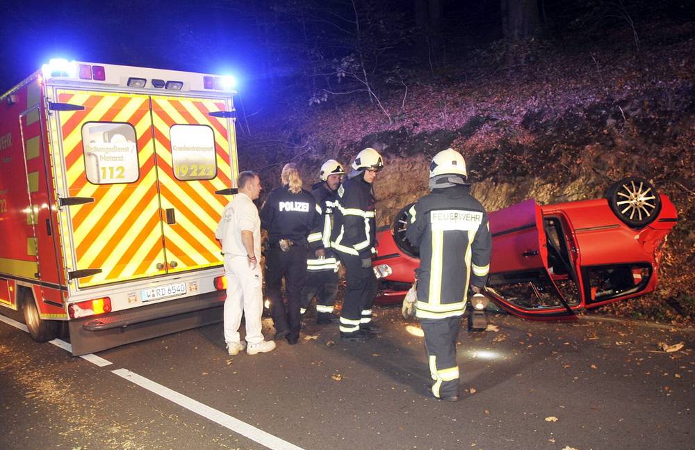 Cronenberg: Auto überschlug sich