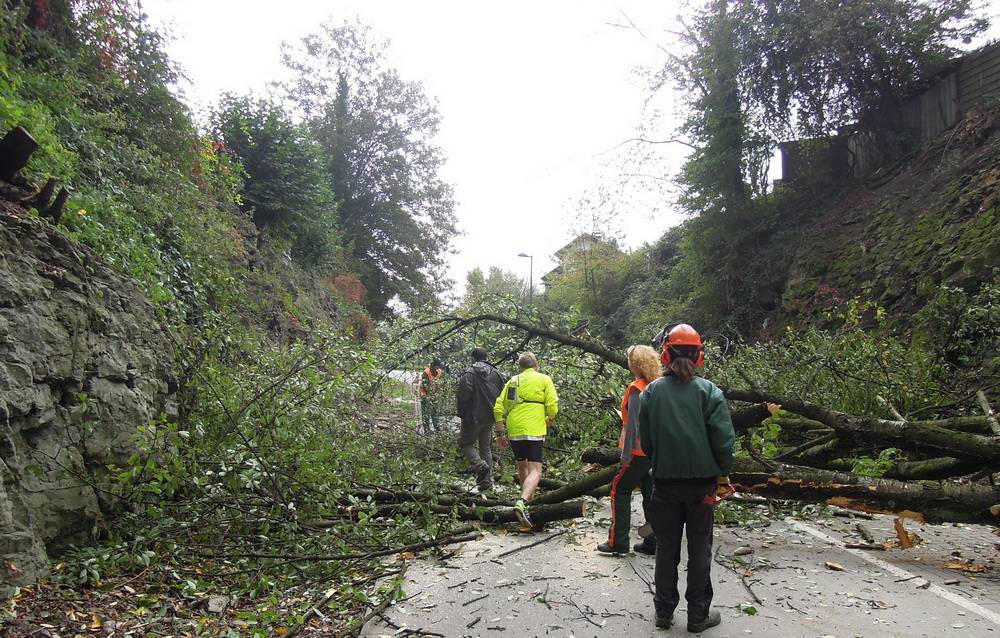  Unaufhaltsam: Jogger auf der Trasse. 