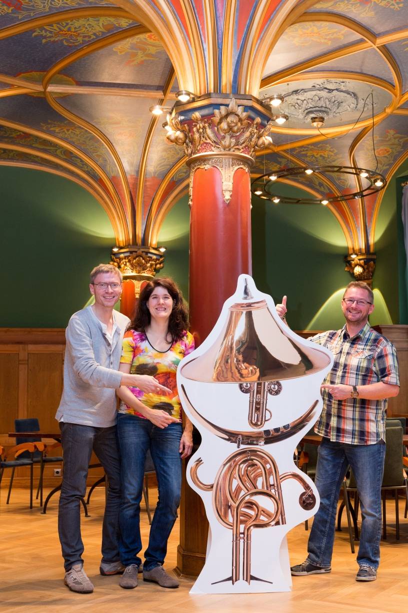  Hanno Horn und das Education Team sind natürlich auch in der Stadthalle. 