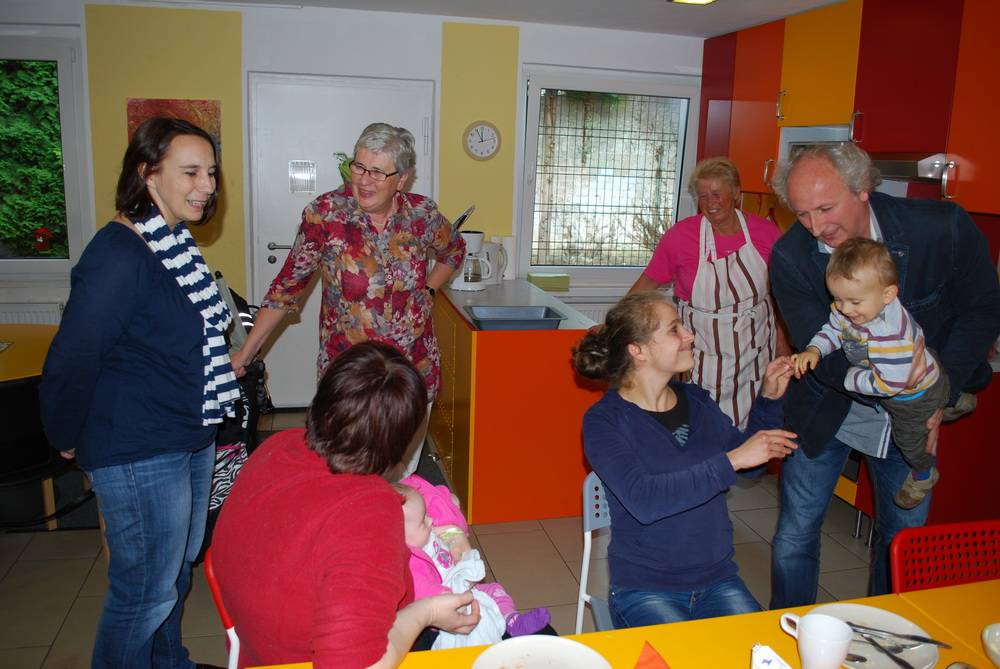  Ein Treffpunkt für Jung und Alt. 