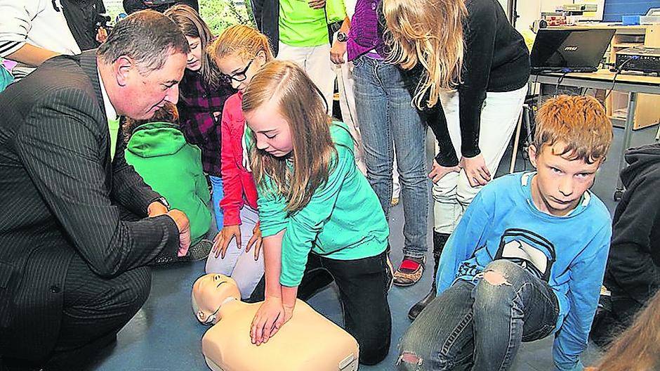 Schüler probten den Ernstfall