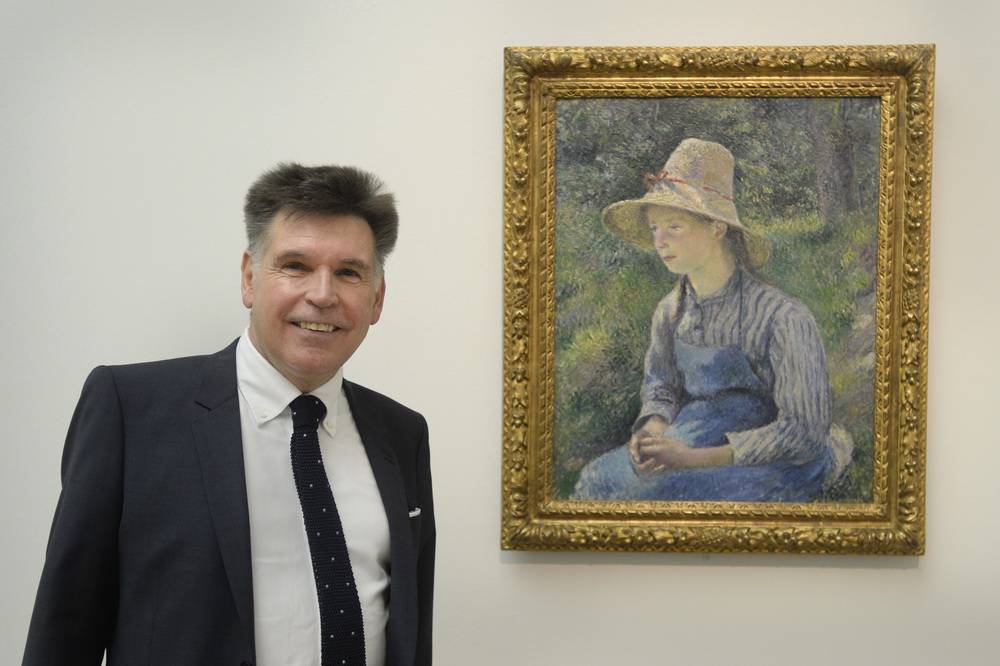  Gerhard Finckh, Direktor des Von der Heydt-Museums, kann sich über mangelnden Zulauf in der aktuellen Pissarro-Ausstellung nicht beklagen. 