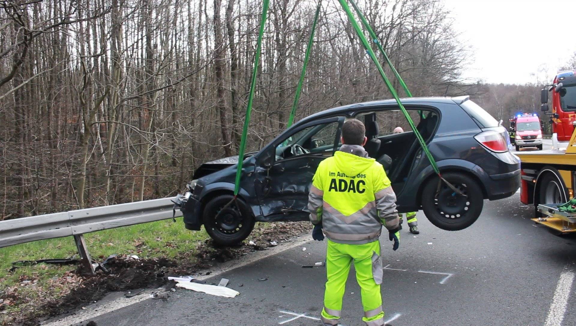 Auch Rettungshubschrauber im Einsatz