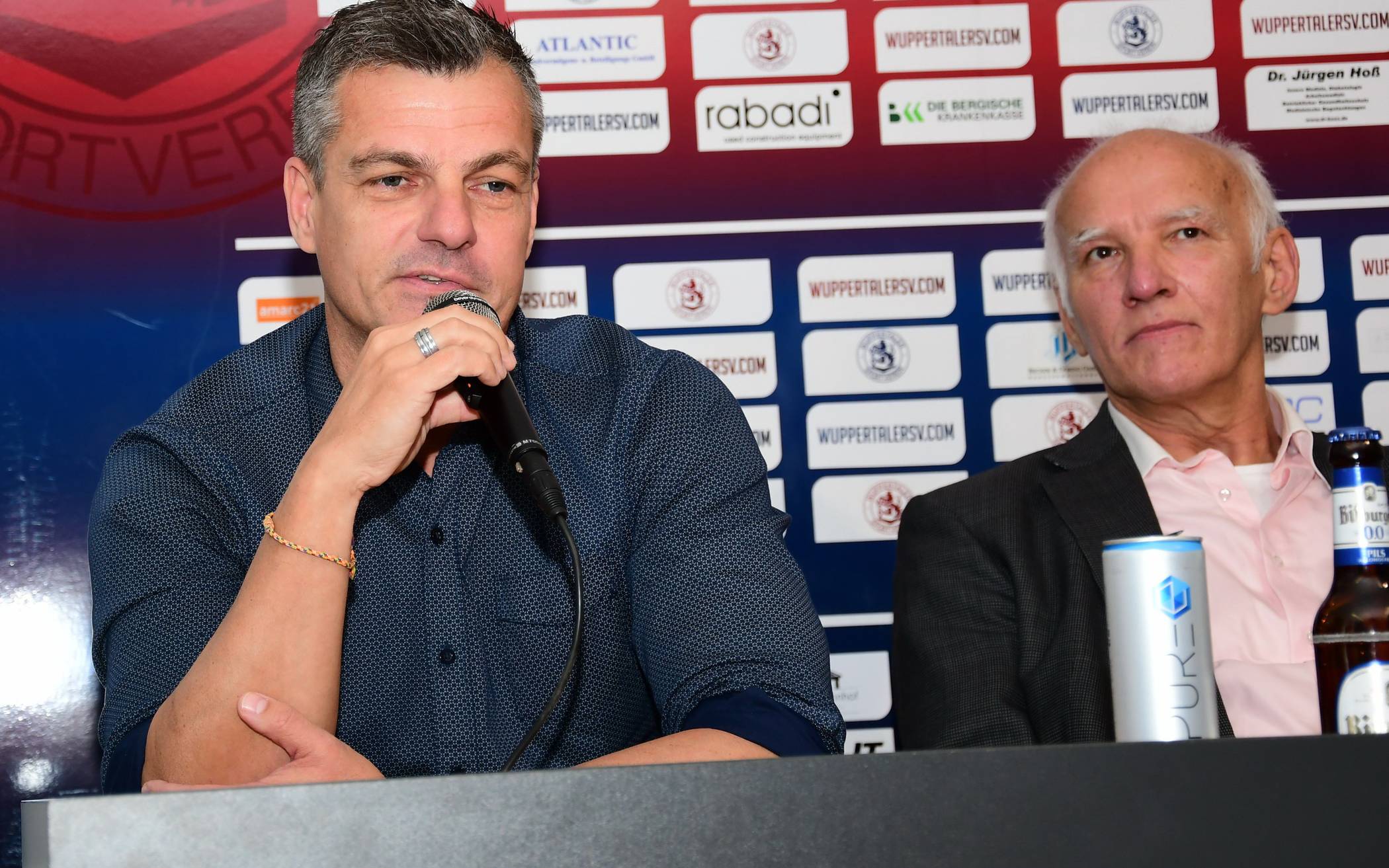  Der neue Sportdirektor Karsten Hutwelker (li.) und Vorstandsberater Horst Willich. 