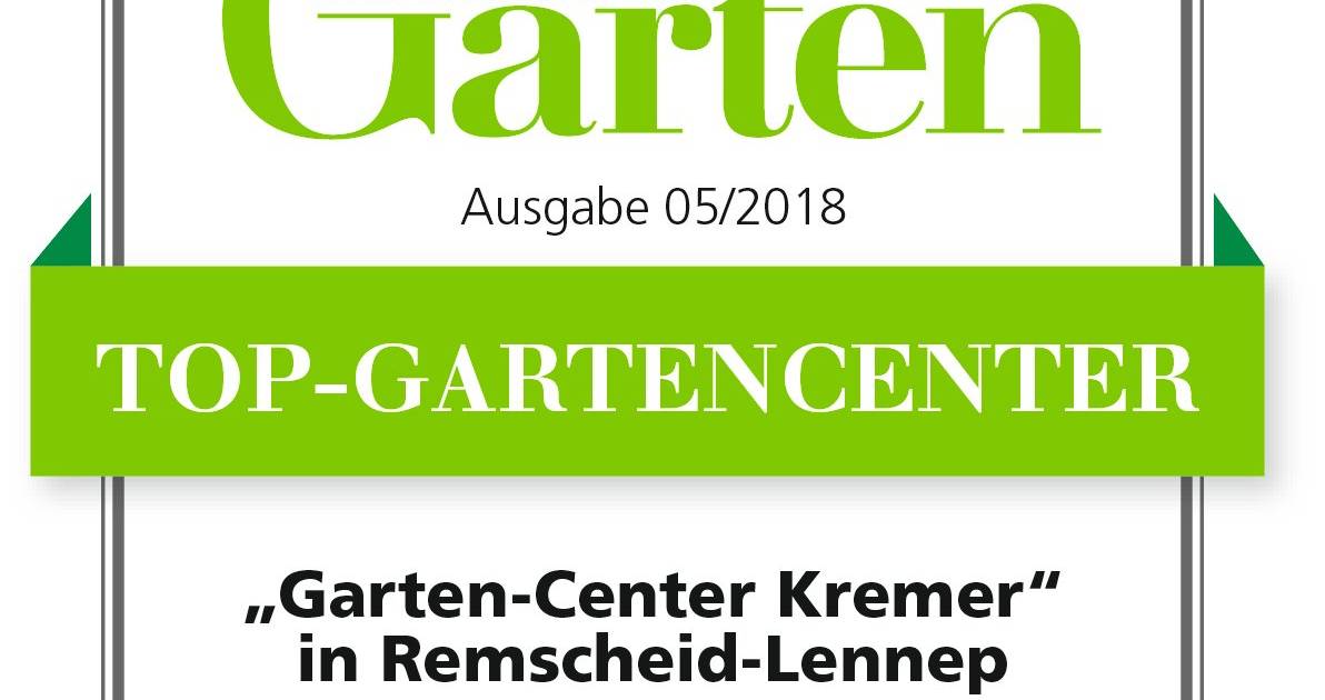Vierfache Ehrung Fur Gartencenter Kremer