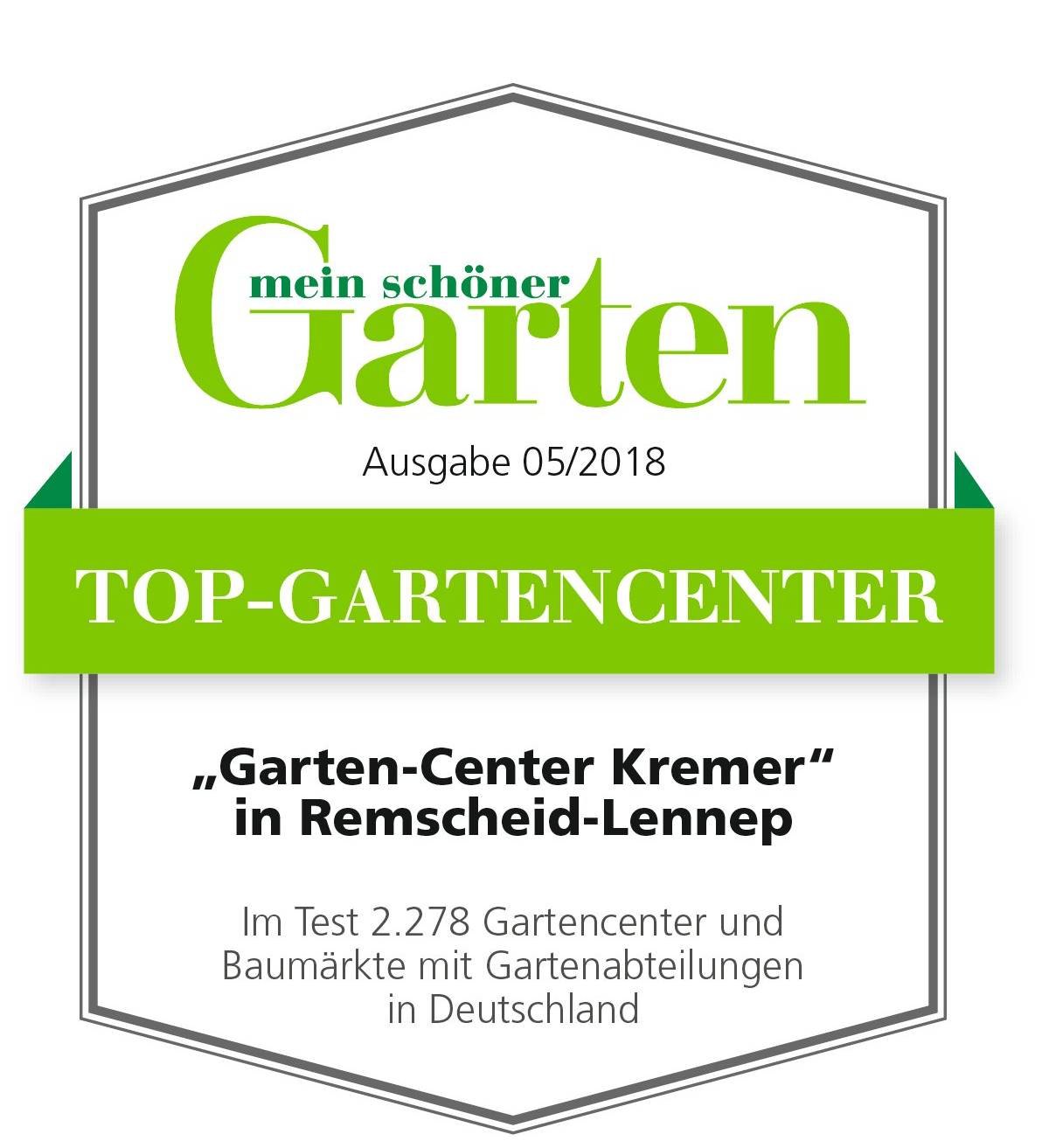 Vierfache Ehrung für Gartencenter Kremer