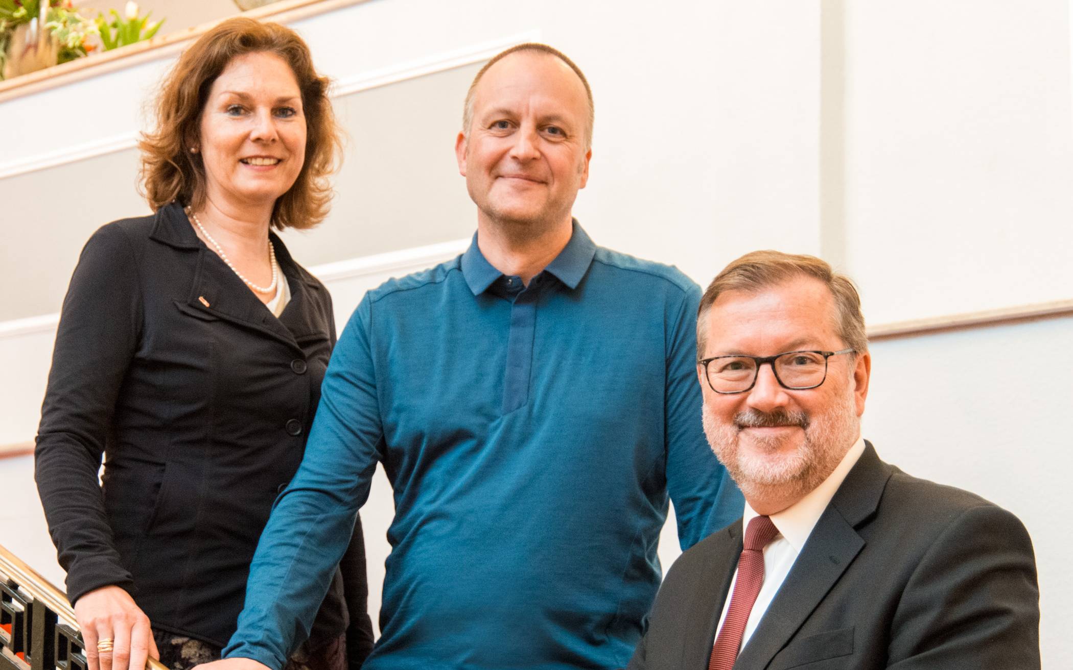  Der neue Vorstand: Antje Lieser, Holger Bramsiepe und Jürgen Harmke. 