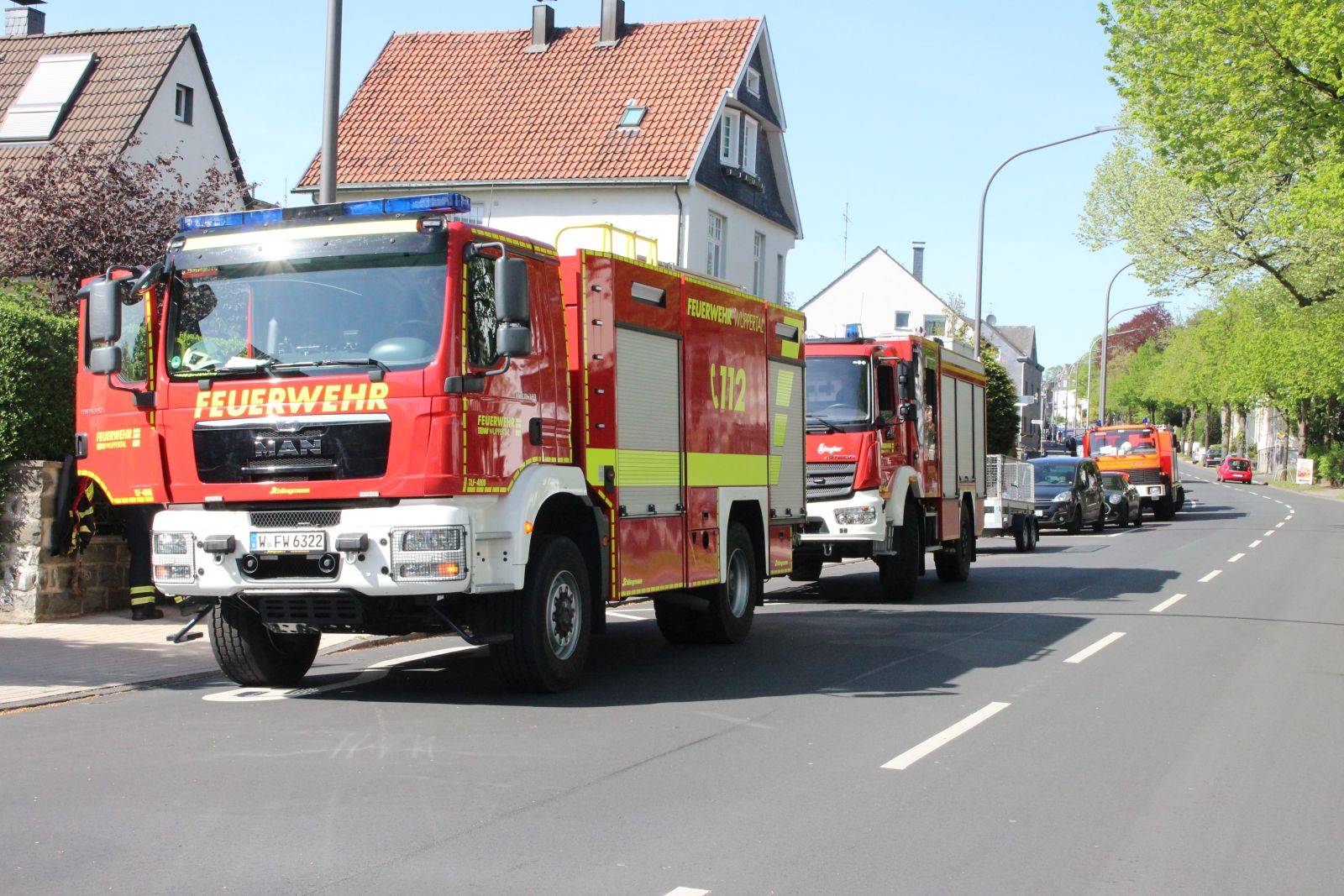 Feuer im Wald rechtzeitig unter Kontrolle
