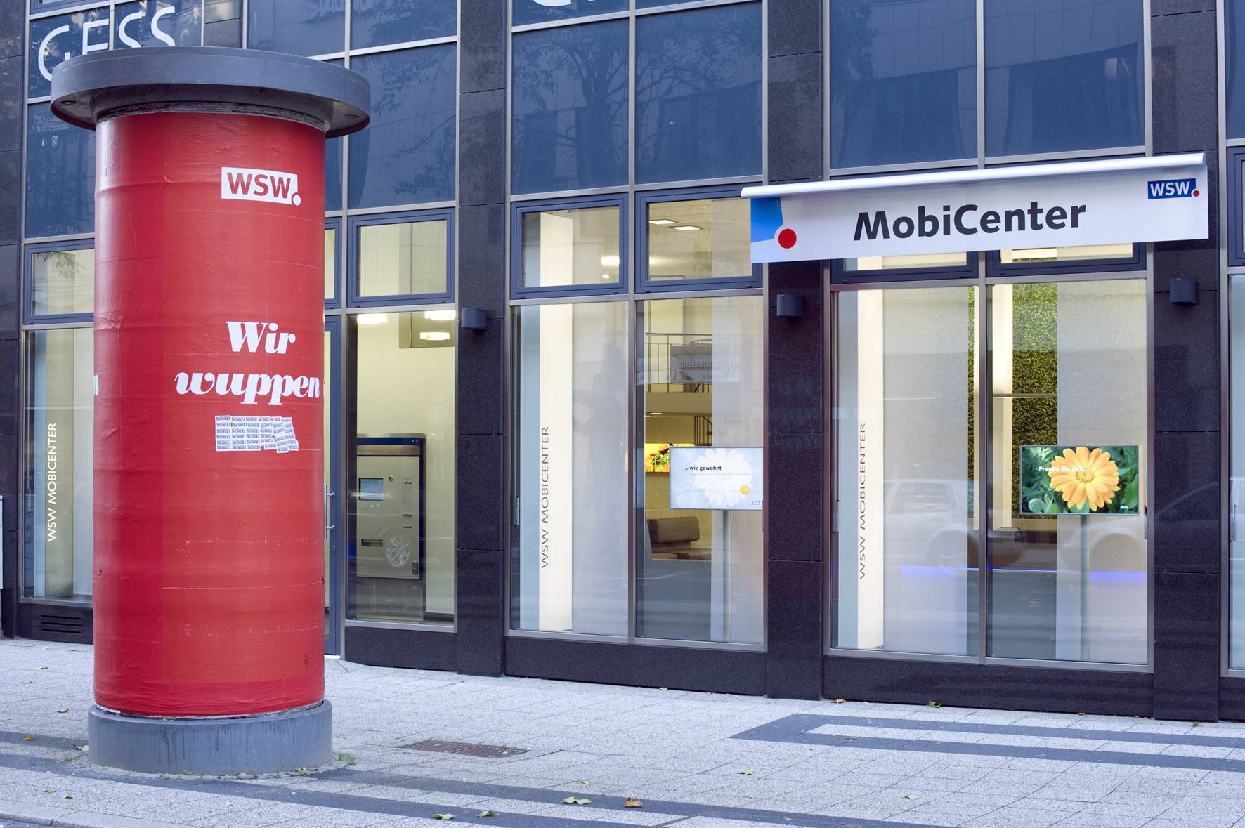  Anträge kann man in den WSW-Mobicentern stellen. 