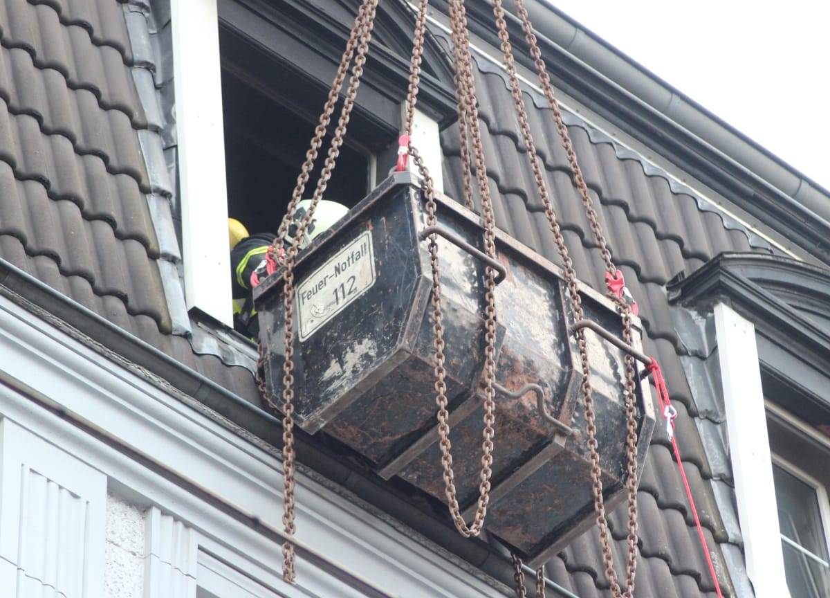 Brand in der Bandstraße
