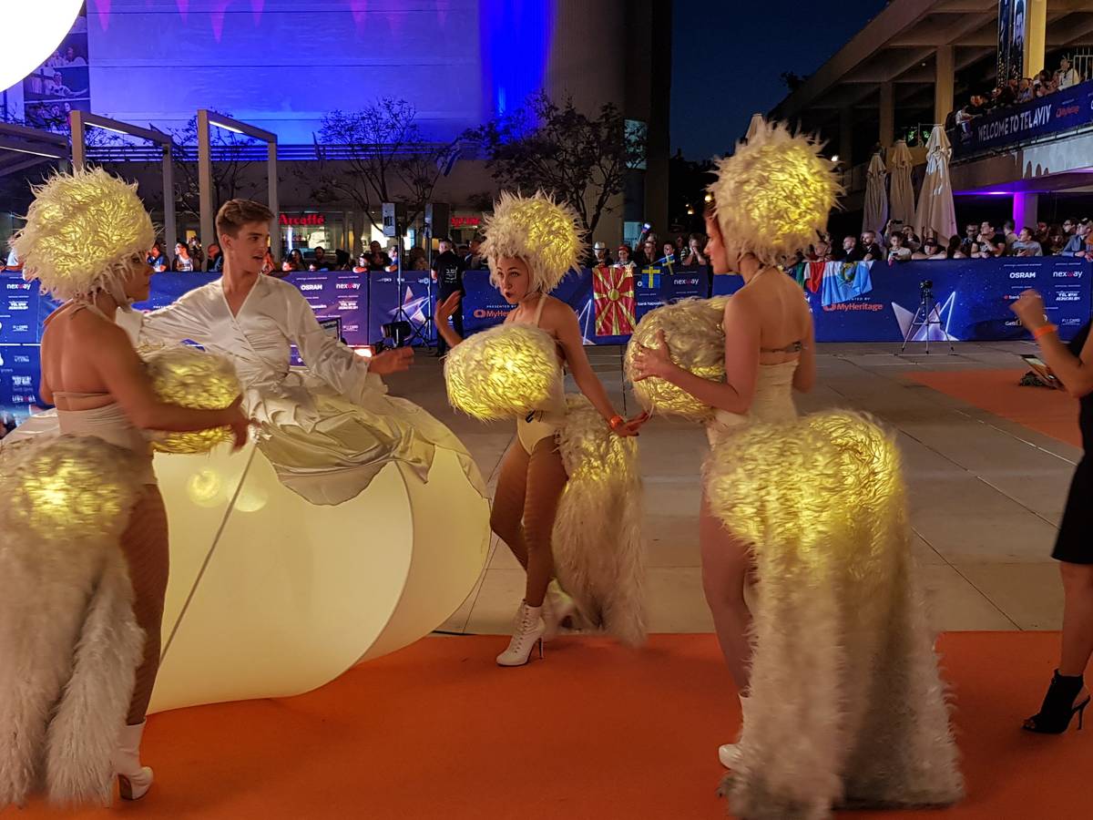 Der „Red Carpet“ beim ESC 2019 in Tel Aviv
