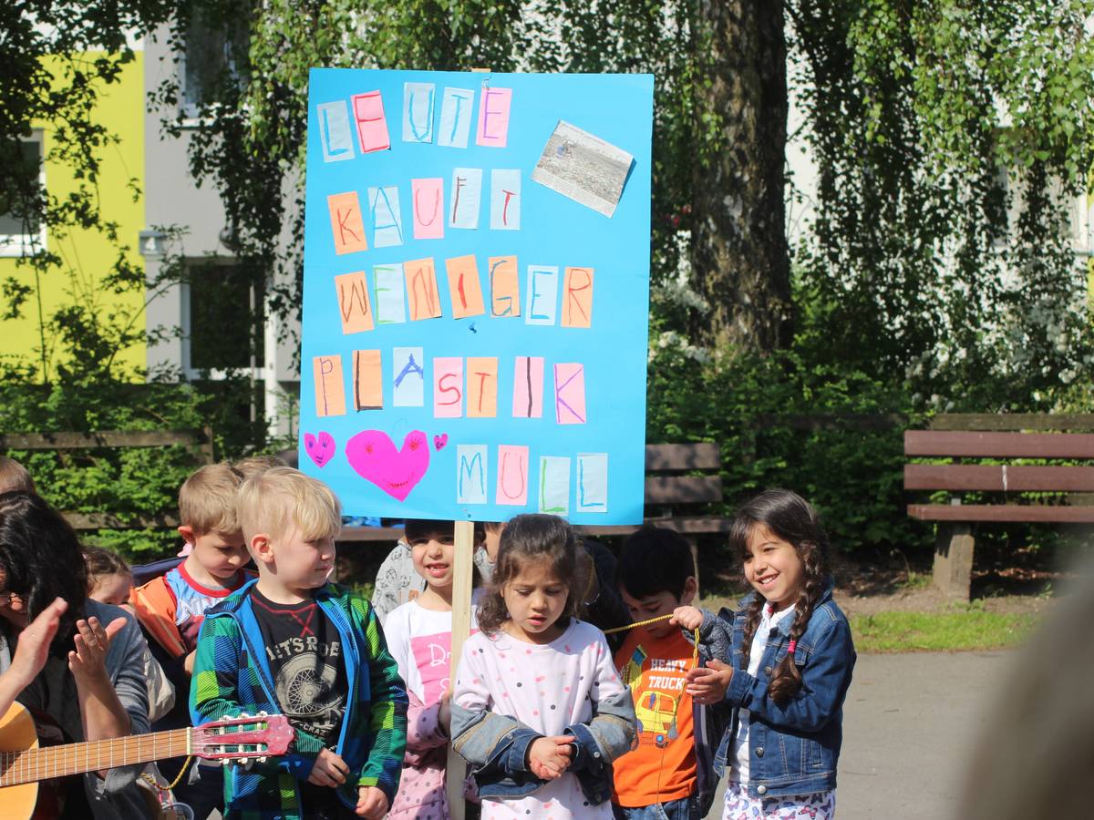 Demo in Wuppertaler Kindergarten
