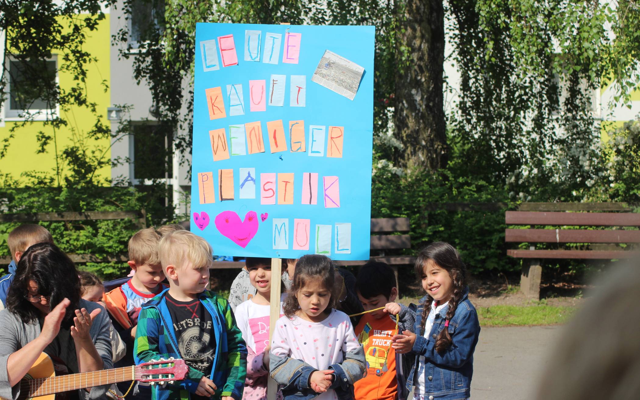 Demo in Wuppertaler Kindergarten
