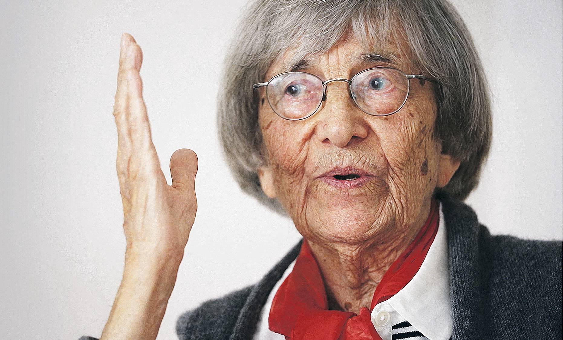 Die 95-jährige Luise Thiel ist ein