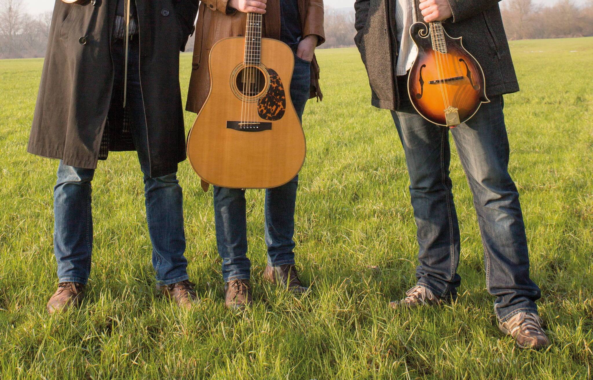  Die drei Musiker von „Ballad of Crows“. 