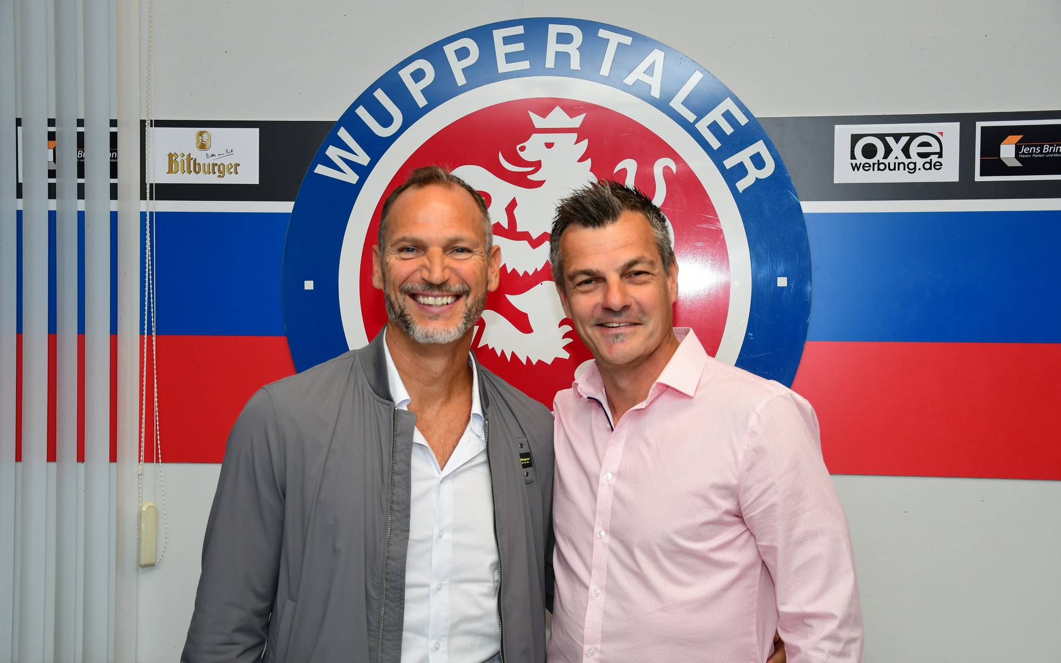 Trainer Andreas Zimmermann und Sportdirektor Karsten