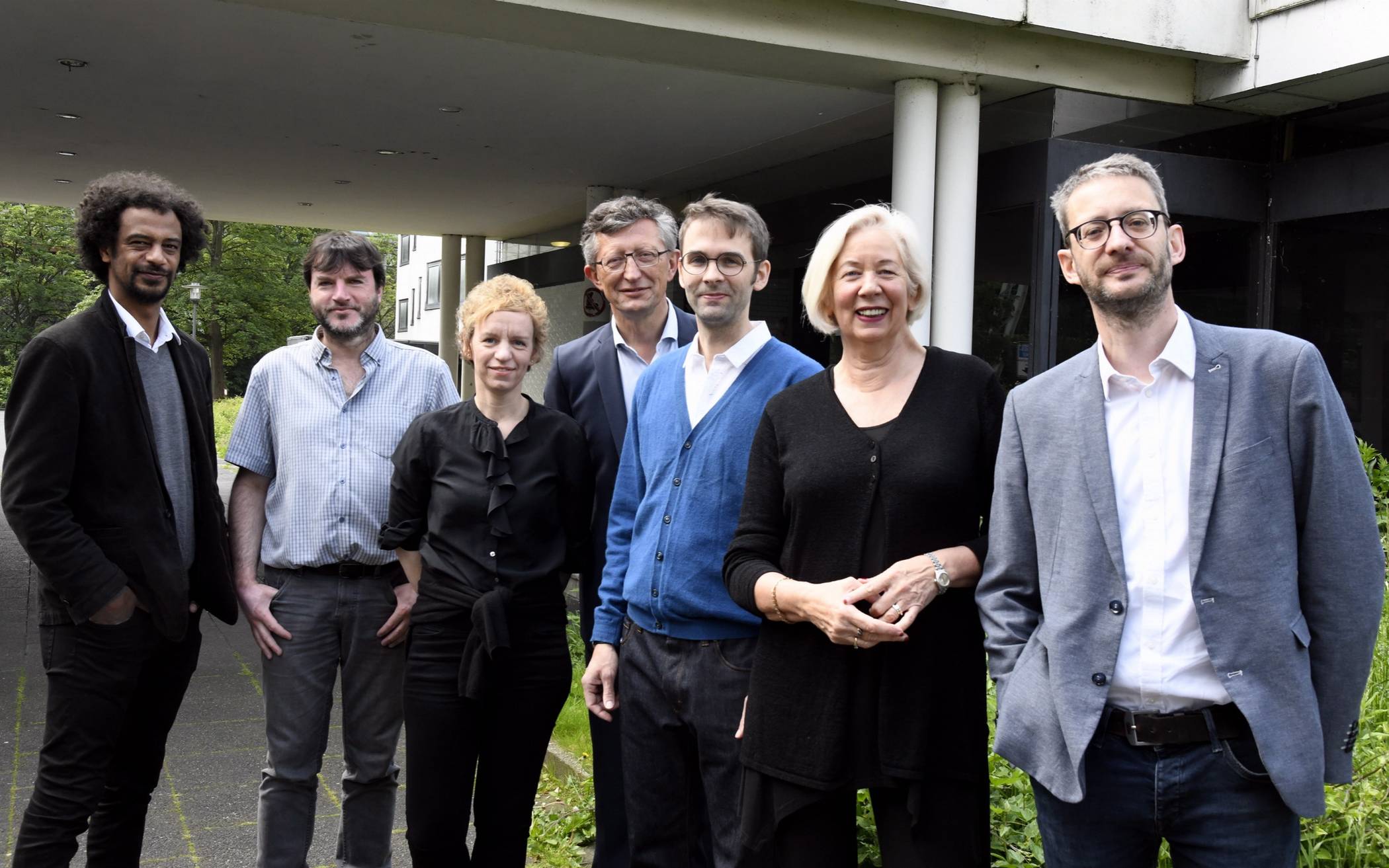  Gemeinsam haben sie alle viel vor (von links): Ismaël Dia, Robert Sturm, Simone Rust, Matthias Nocke, Salomon Bausch, Bettina Wagner-Bergelt und Roger Christmann. 