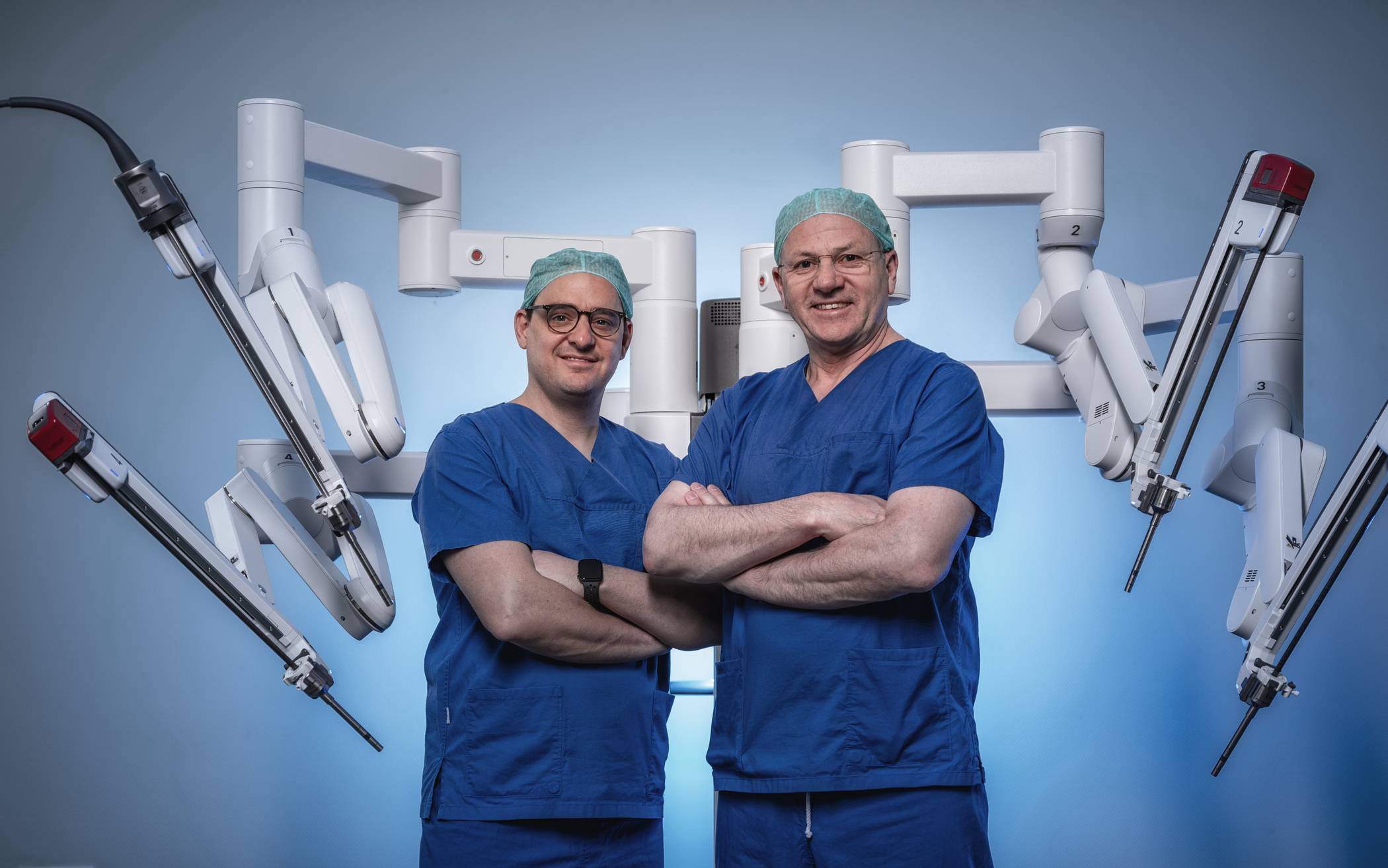 Die Doppelspitze der Helios-Urologie: Prof. Friedrich-Carl von Rundstedt und Prof. Stephan Roth.
