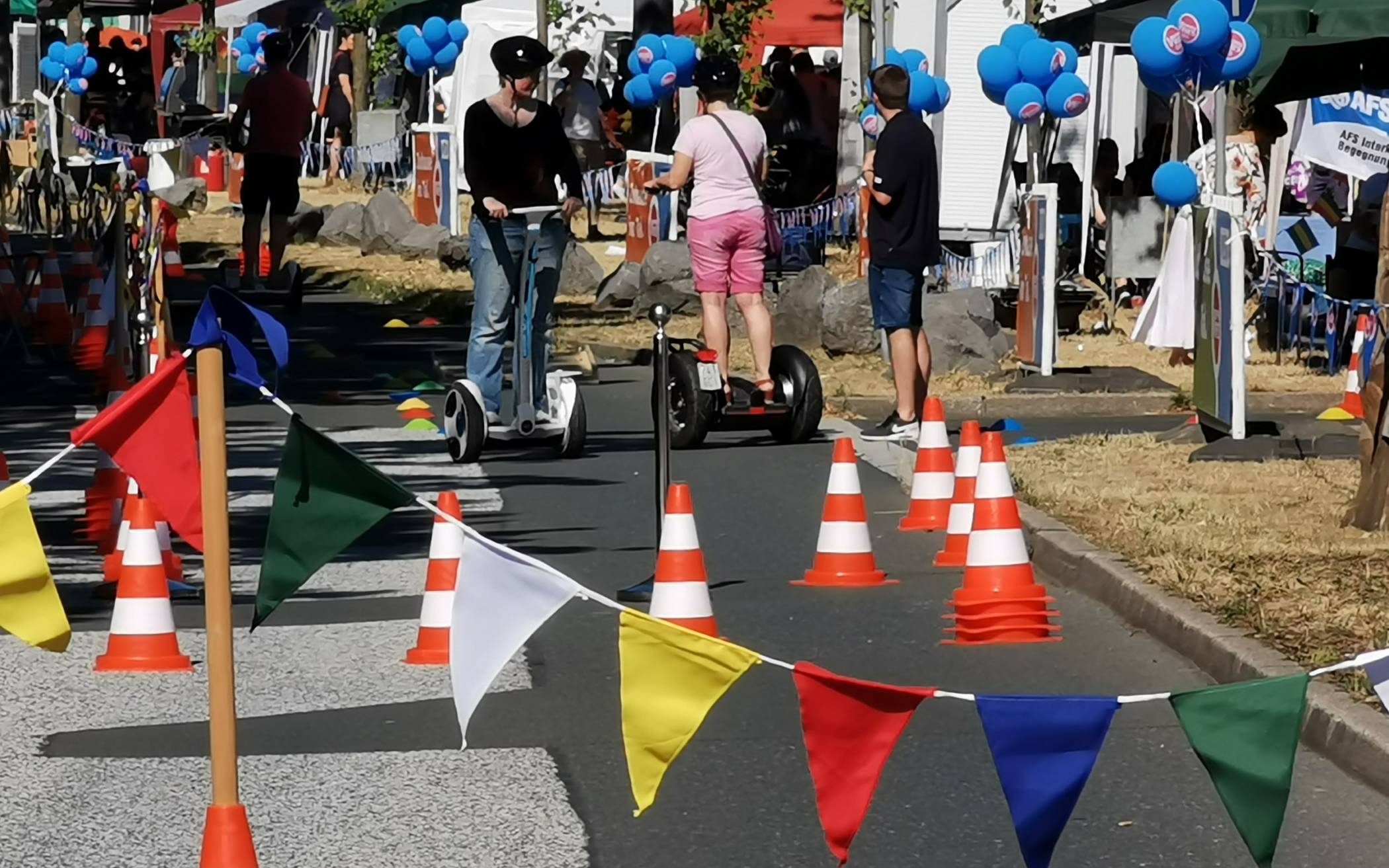 Der Mobilitätsparcours der...