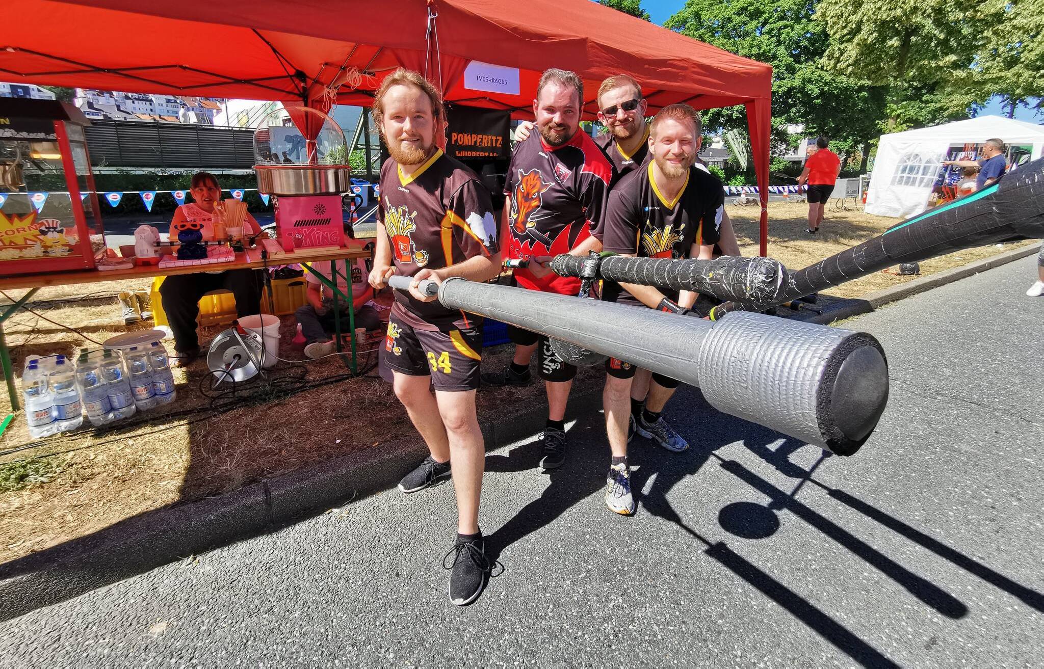 Das Pompfritz-Team der Jugger...