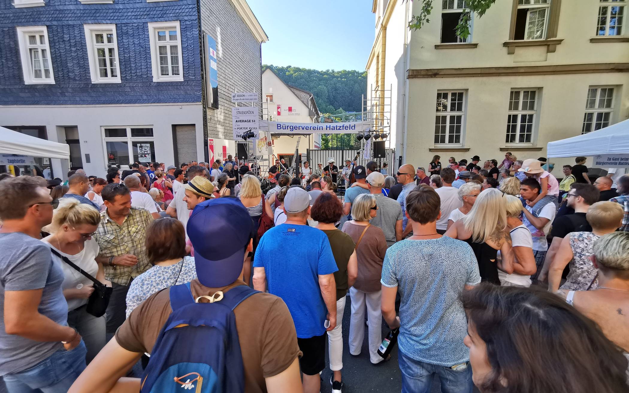 Auftritt der "Porter Ricks" beim Bürgerverein...