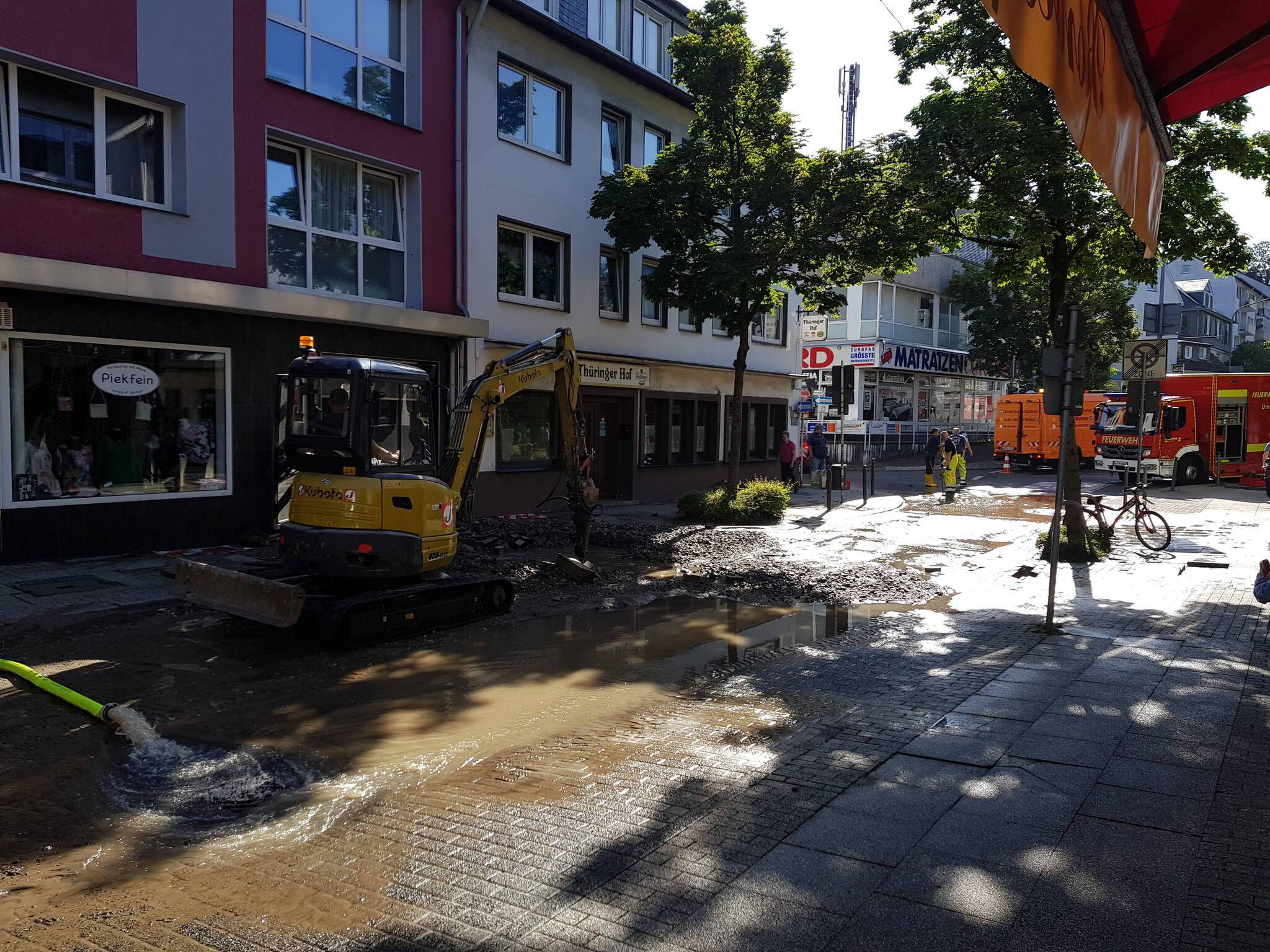  Der betroffene Bereich. 