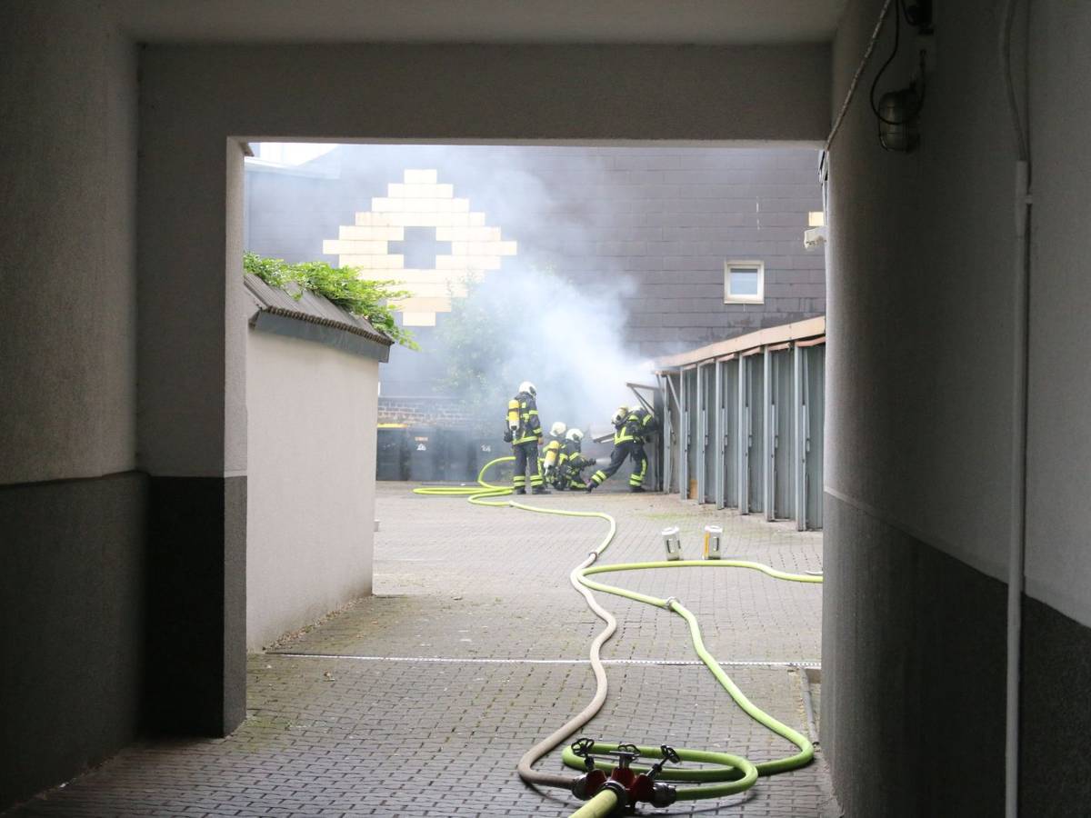 Garagen in Flammen
