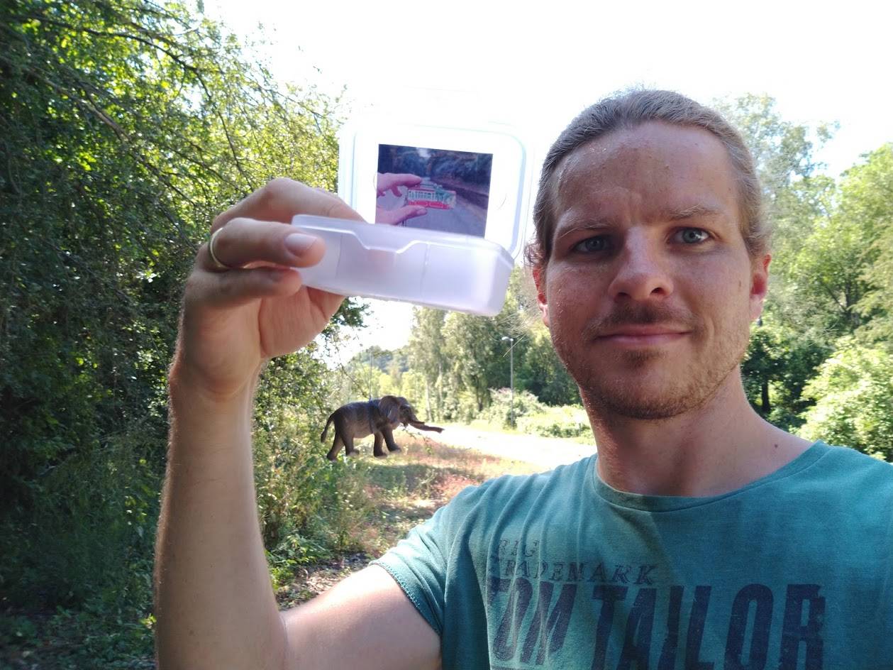 Thomas Symank konnte, obwohl die Schwebebahn fehlte, einen Tupper-Sturz...