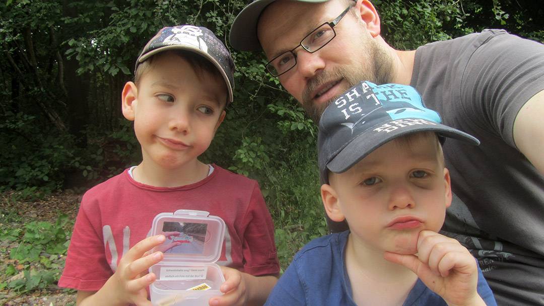 Da war die Schwebebahn leider schon wieder weg...