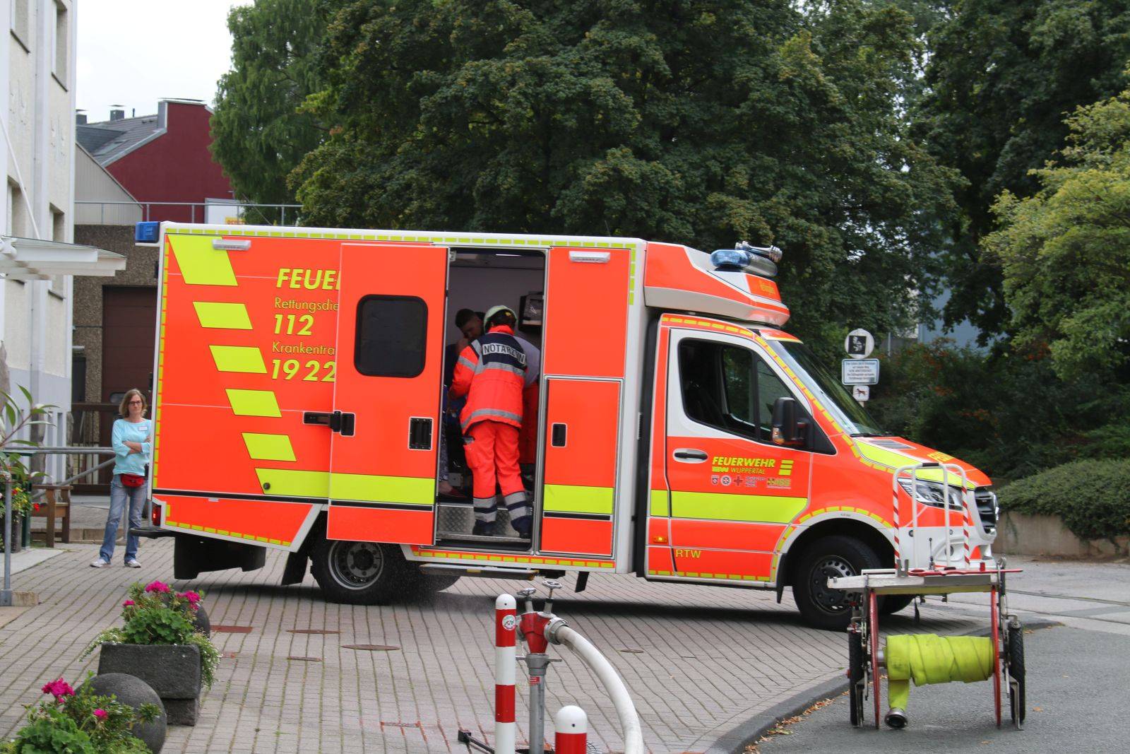 In einem Wohnhaus in der Straße Auf der Bleiche Heckinghausen ist am Sonntagmittag (1....