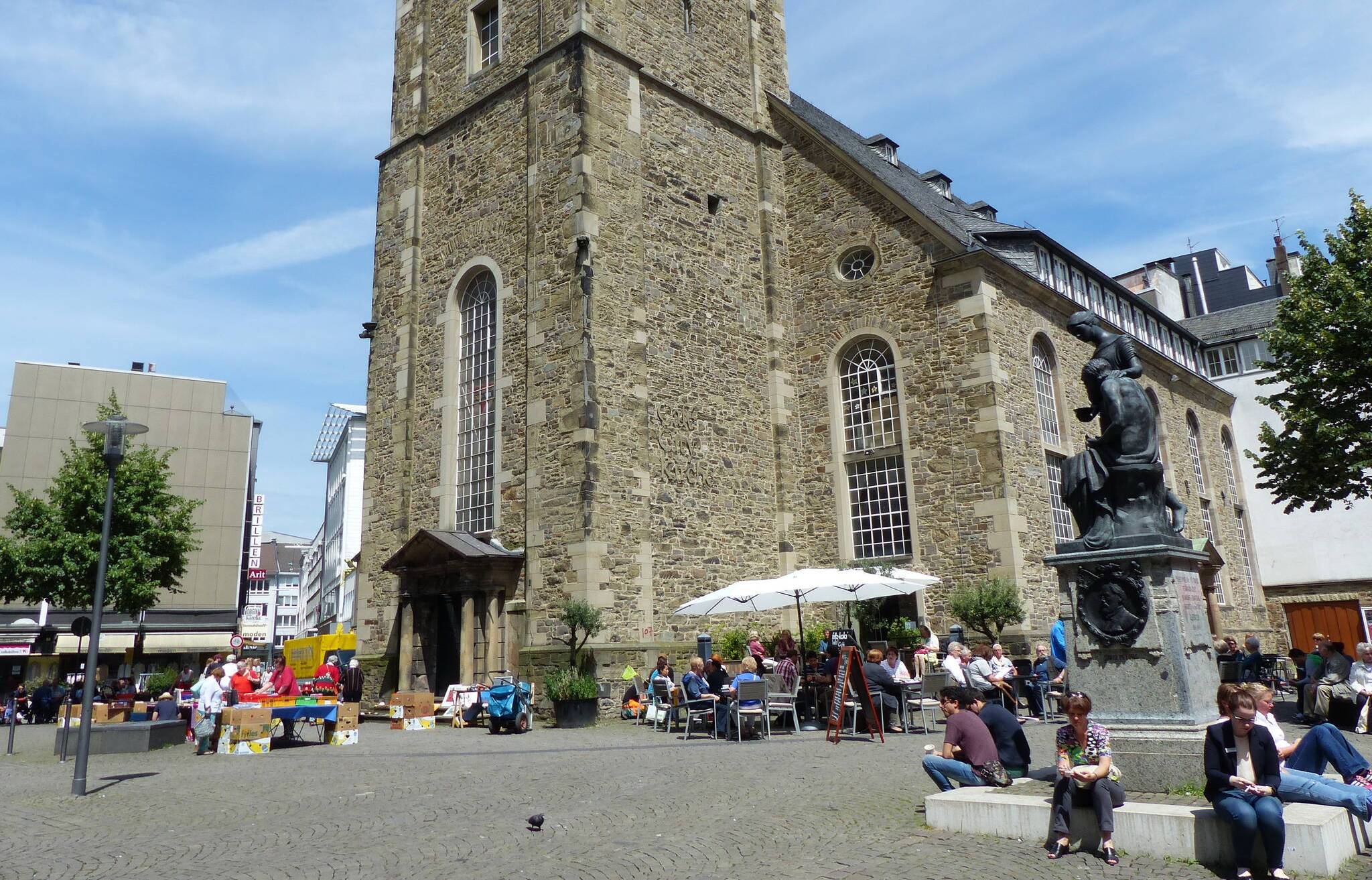  Die Citykirche in Elberfeld, hier findet am Samstag, 5. Oktober, der Aktionstag für Sternenkinder statt.  