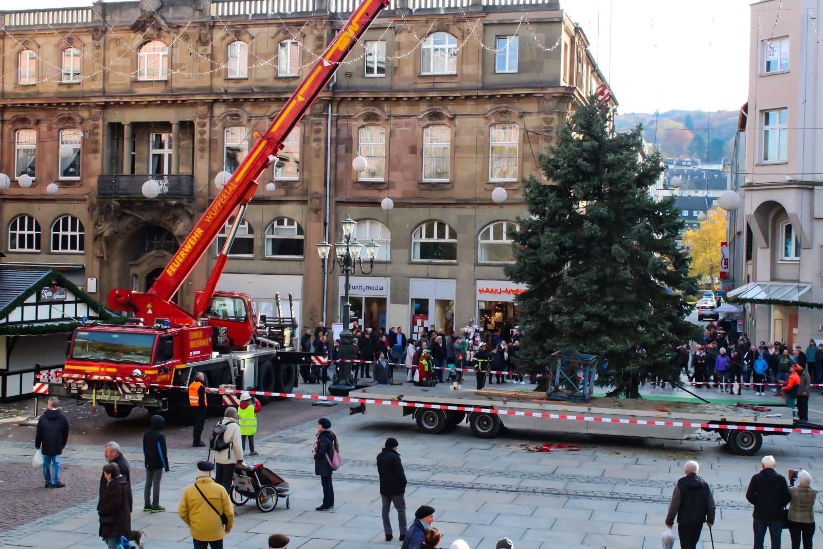 Der „offizielle“ Wuppertaler Weihnachtsbaum