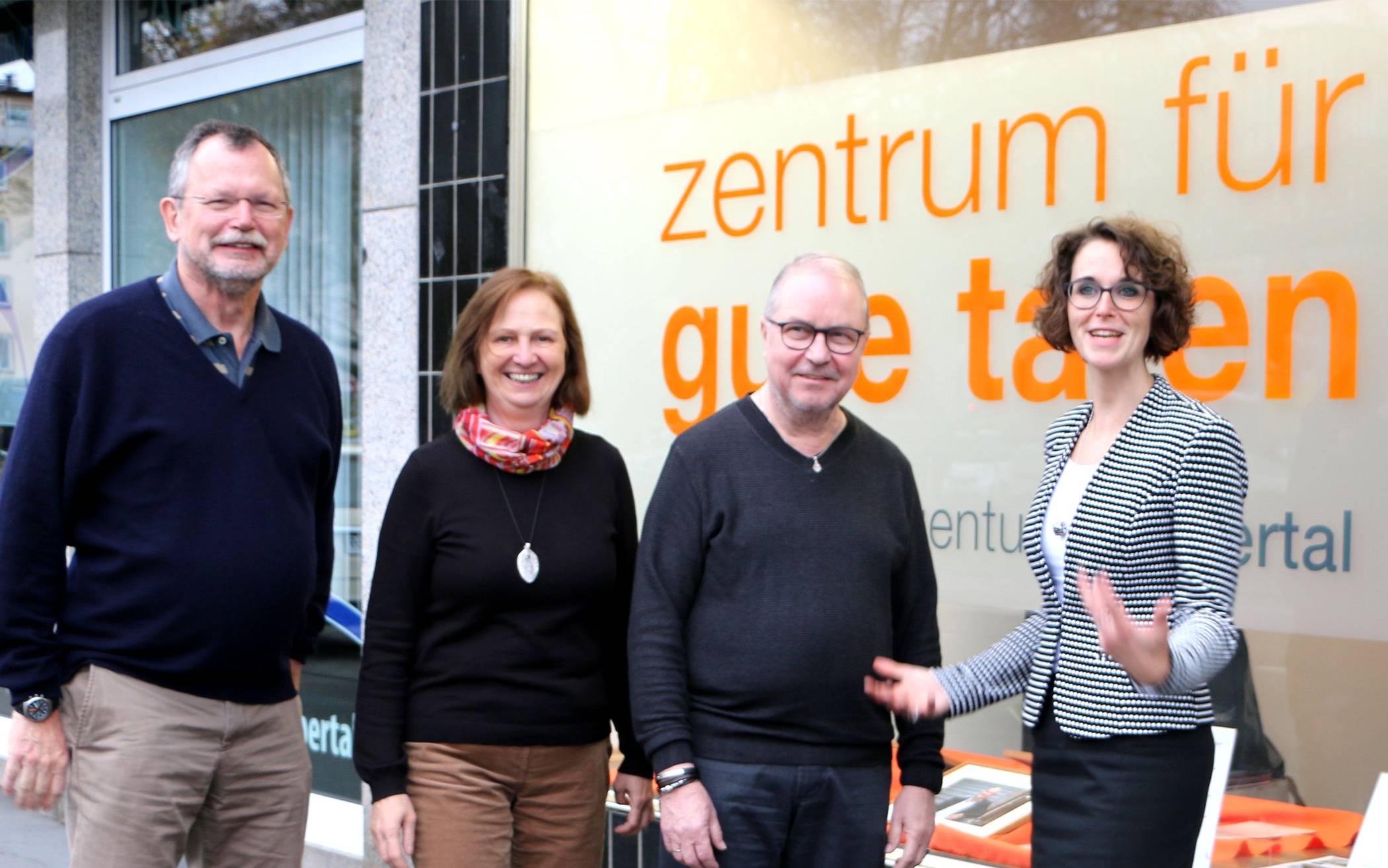  Der neue Vorstand im Zentrum für gute Taten: Leo Braunleder, Angelika Leipnitz, Ralf Keller, Constanze Klee. 