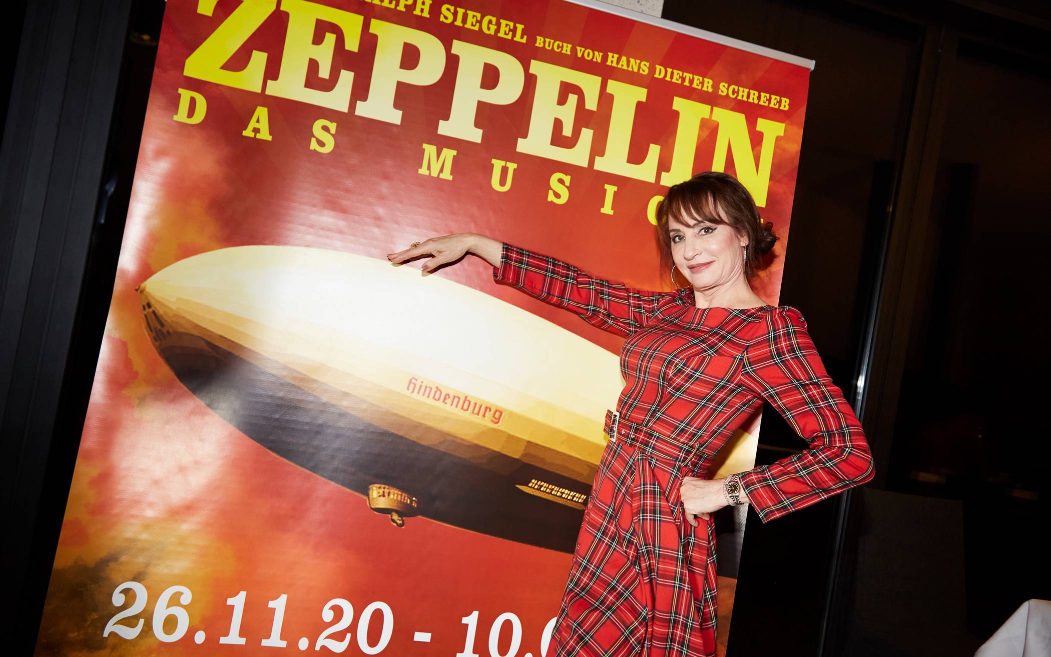  Anna Maria Kaufmann bei der Präsentation des „Zeppelin“-Musicals. 