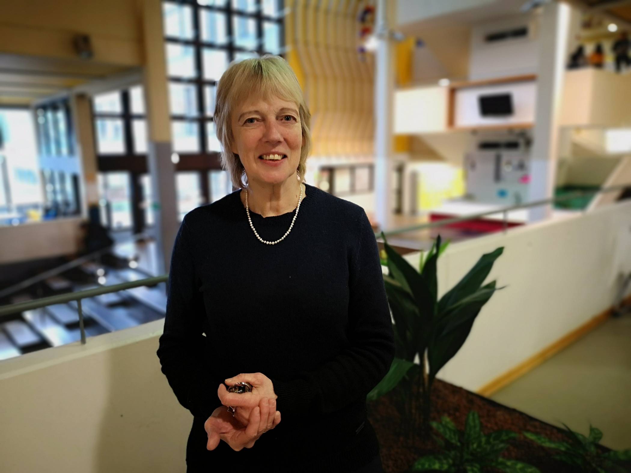  Seit 21 Jahren ist Dorothee Kleinherbers-Boden Schulleiterin an der Else-Lasker-Schüler-Gesamtschule. 