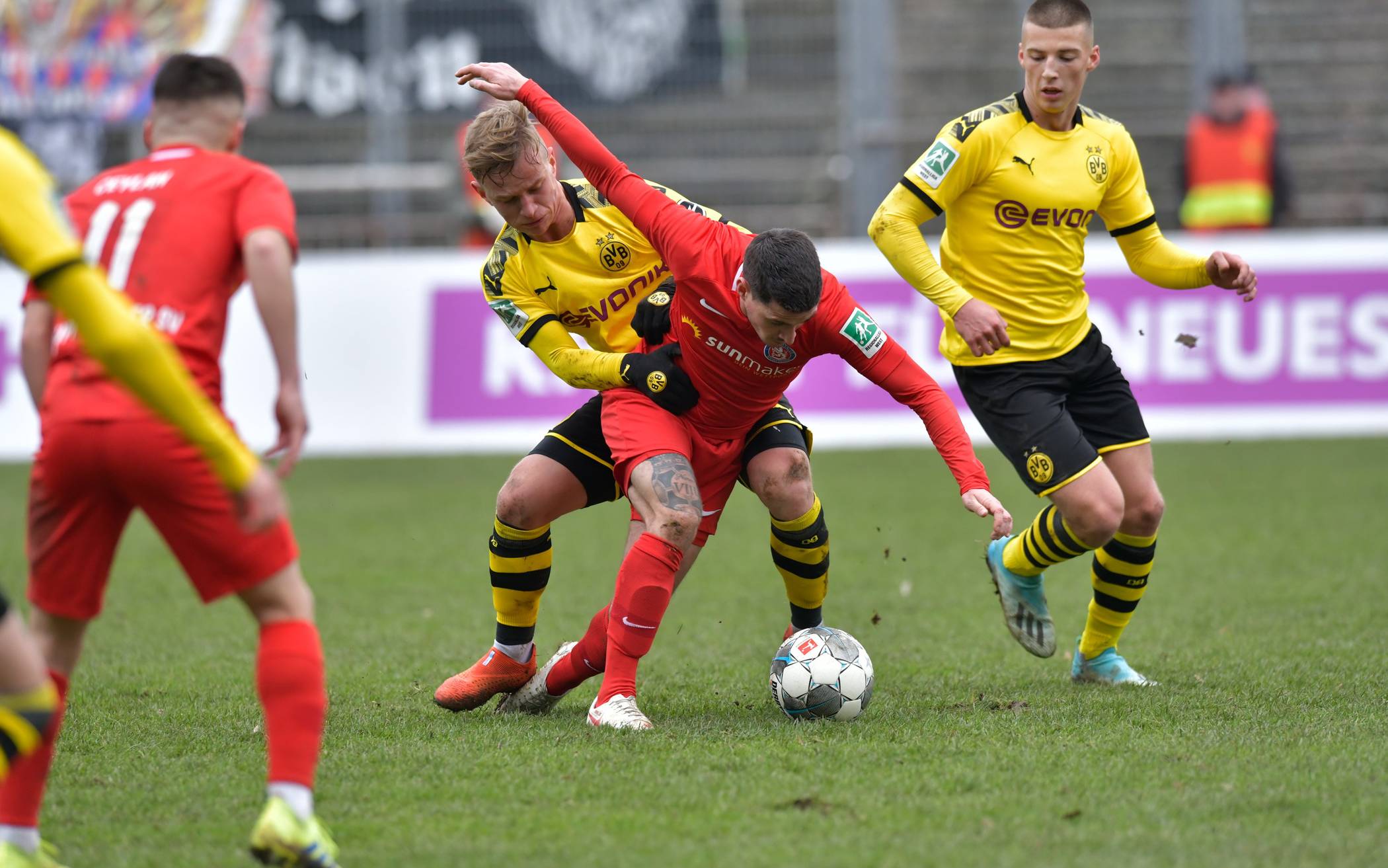 Nach der 1:3-Niederlage in Dortmund will sich der WSV diesmal durchsetzen. 