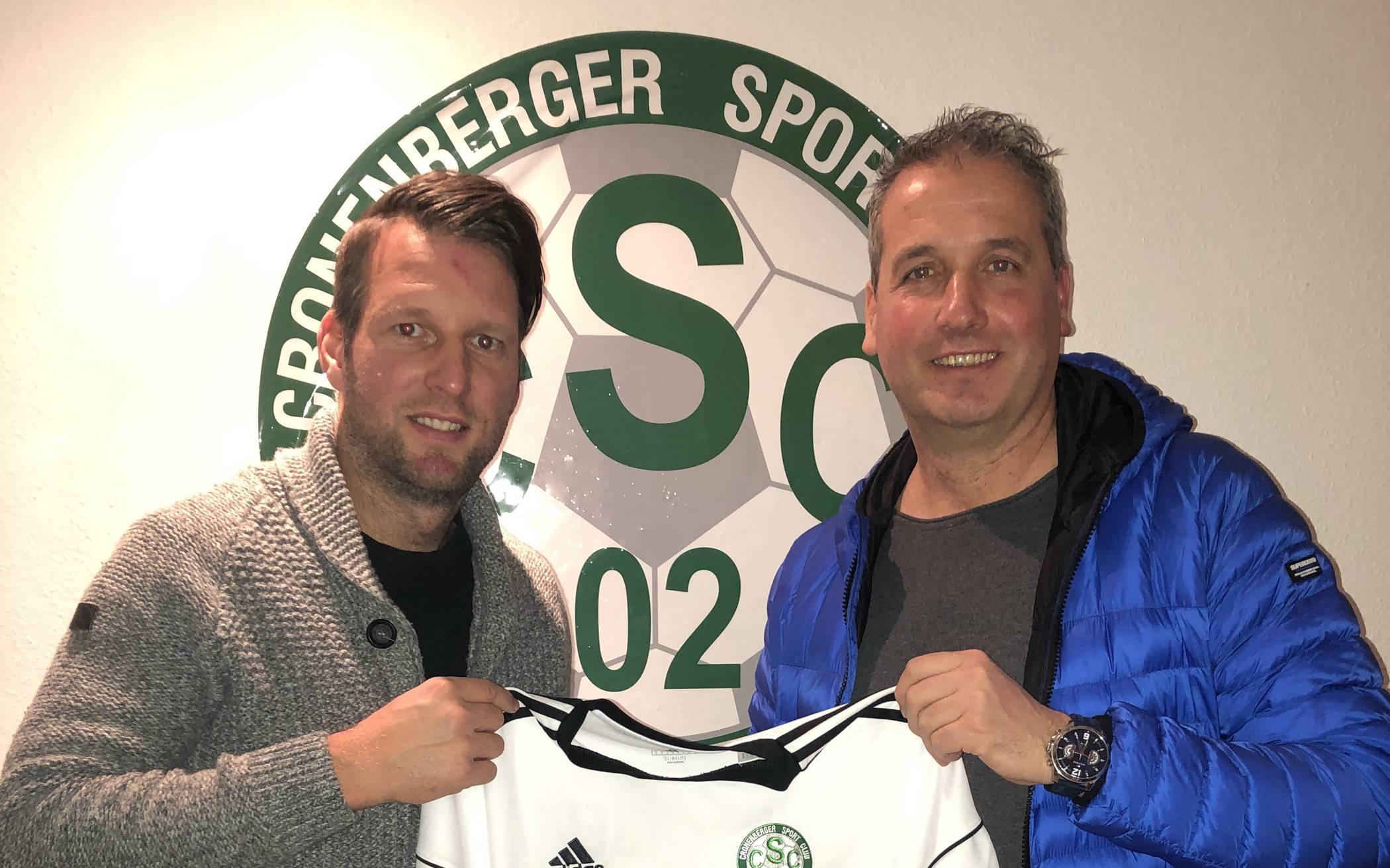  Der sportliche Leiter Dustin Hähner mit dem künftige CSC-Trainer Axel Kilz. 